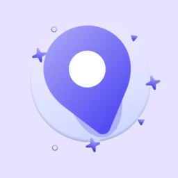 Icono de GPS falso: ubicación simulada